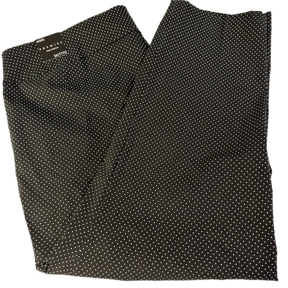 Premise Woman Polka Dot Ankle Pants Plus Size 3X Black Pull-On Tummy Control NWT - Picture 13 of 15
